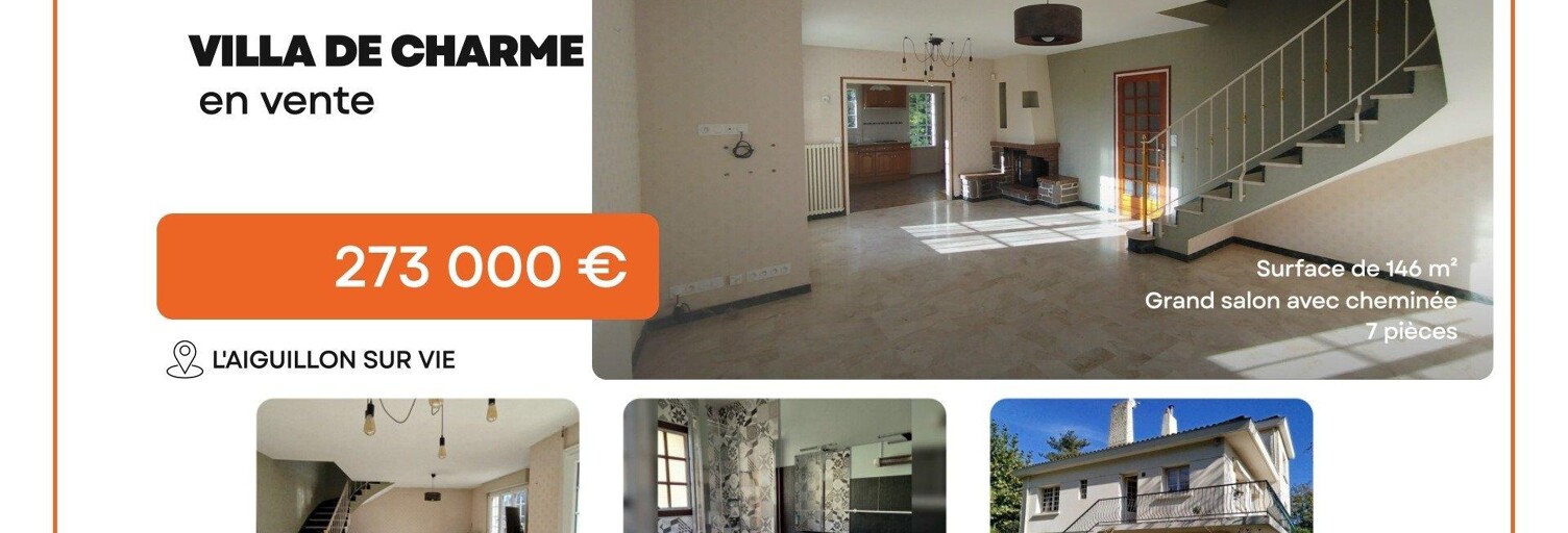 Maison 7 Pièces 146 m² à vendre à L'Aiguillon-sur-Vie (85220)