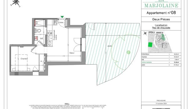 Appartement 2 pièces  à vendre Mouans-Sartoux 06370