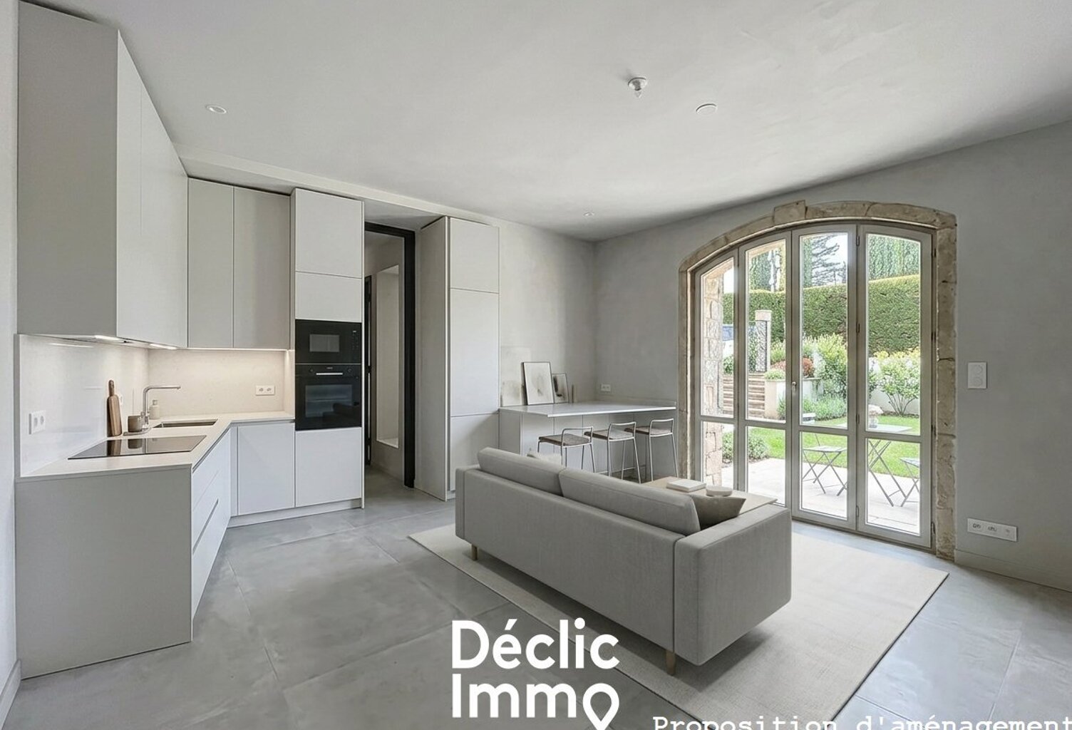 APPARTEMENT - 2 PIECES - JARDIN - UNE PLACE DE PARKING - MOUANS SARTOUX — photo 1