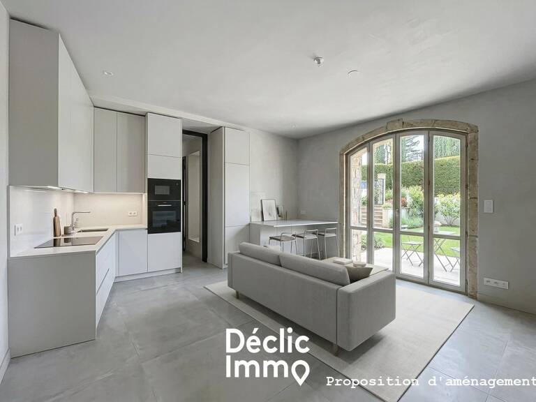 APPARTEMENT - 2 PIECES - JARDIN - UNE PLACE DE PARKING - MOUANS SARTOUX — photo 1