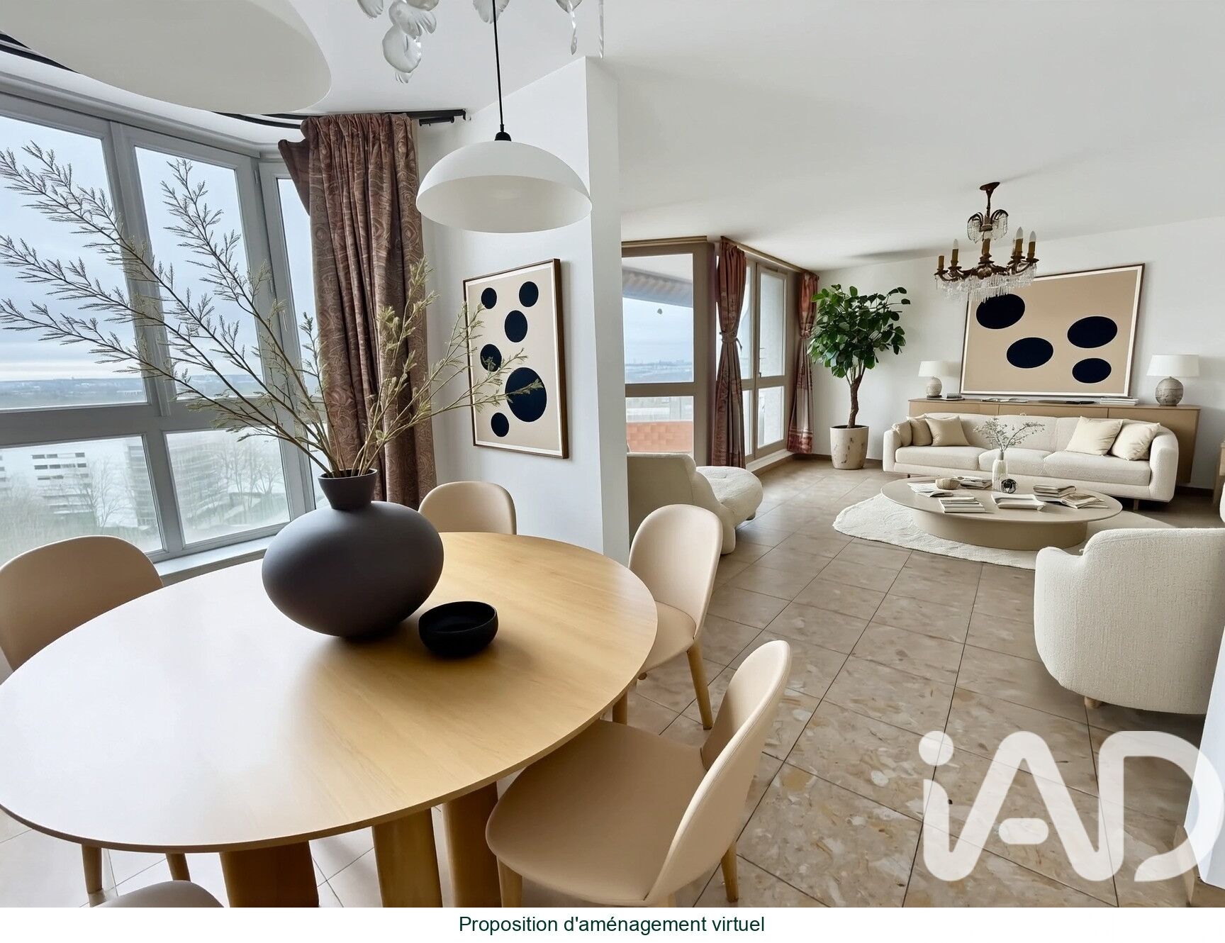 Creteil - 90m² - 4p. - 2ch.