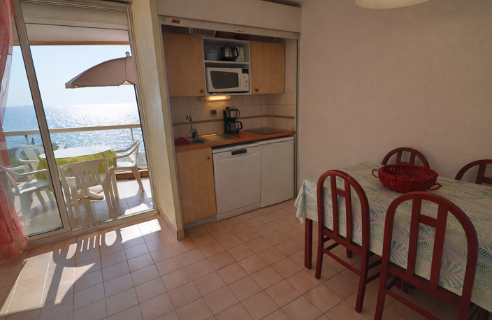 A VENDRE 2 PIECES AVEC TERRASSE FACE A LA MER ET PARKING PRI — photo 4