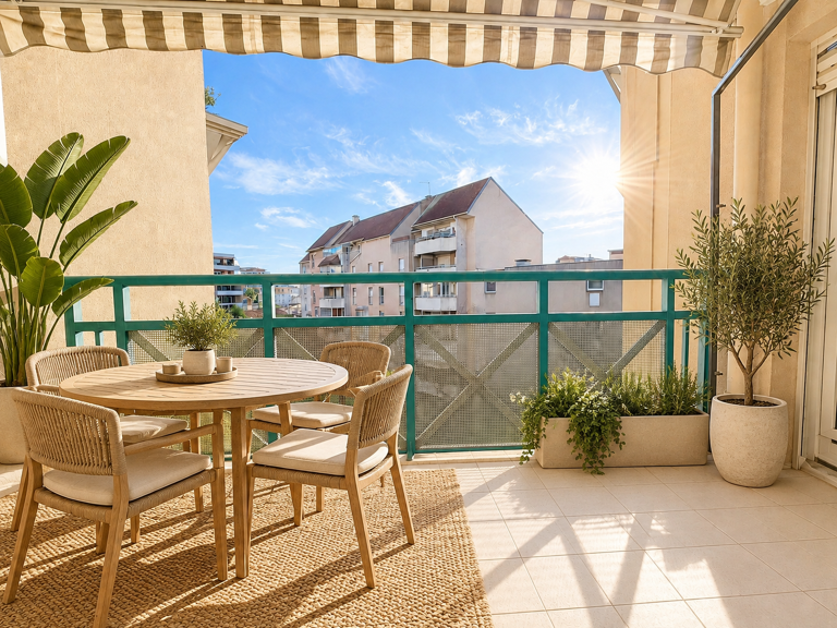 Appartement T3 avec balcon-terrasse   Résidence récente   Ma — photo 1