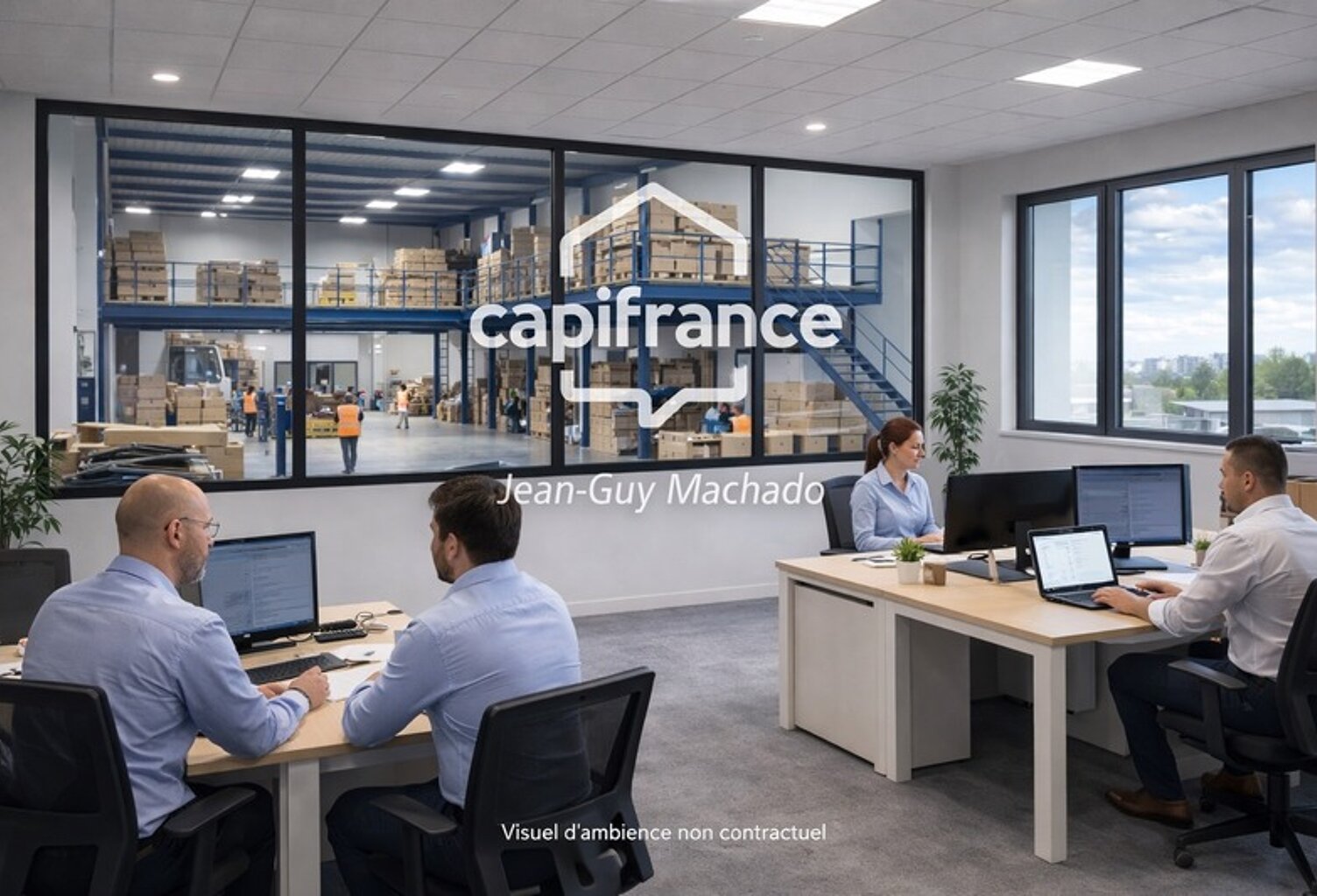 Site PME clé en main avec atelier et bureaux – 720 m² – Toulouse Sud — photo 1