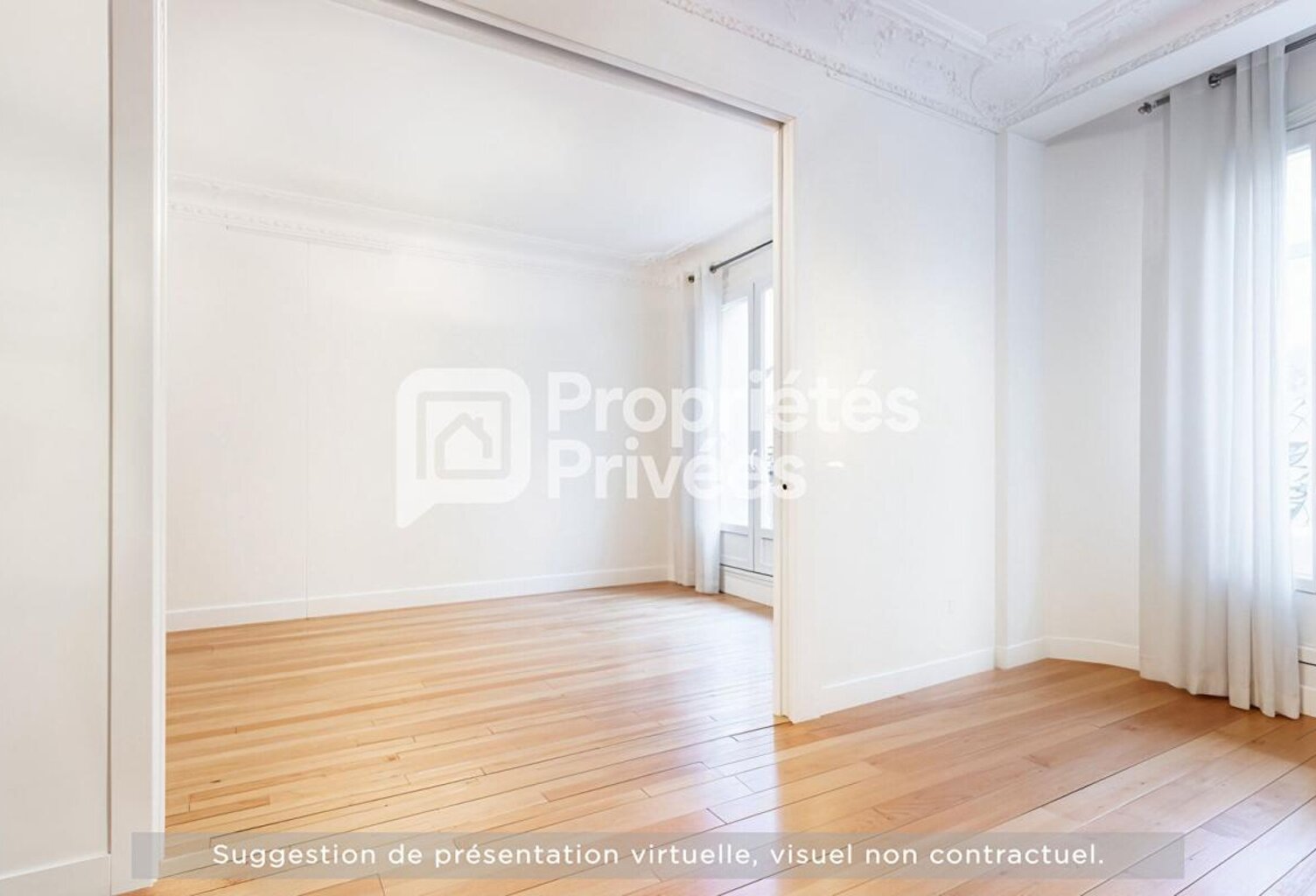 Appartement  4 pièce(s) 88,69 m2 dans un bel immeuble haussmannien, quartier Convention — photo 1