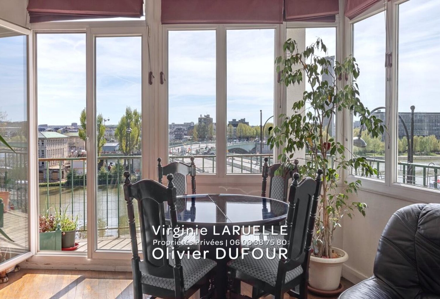Rouen quais de Seine Appartement avec balcon, 3 chambres, cave et grenier — photo 1