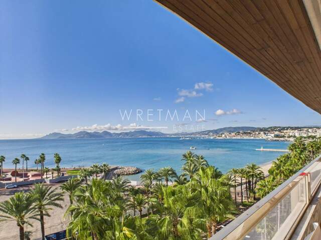 Appartement 3 pièces rénové avec terrasse vue mer  - Cannes Croi — photo du bien