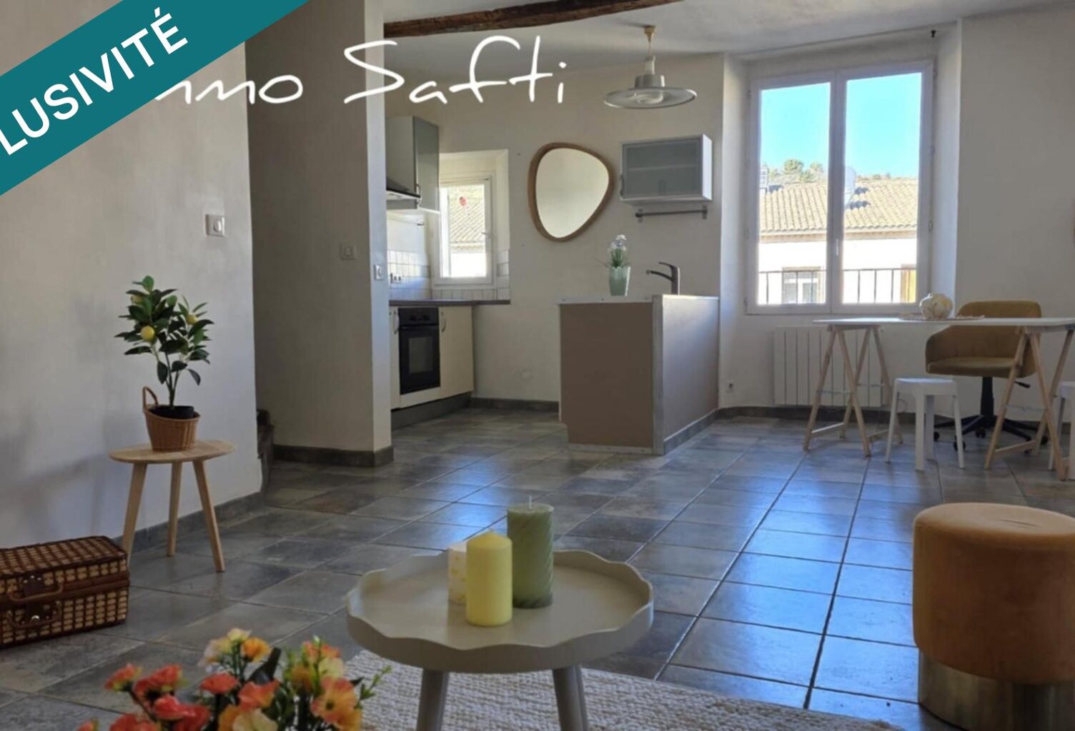 T3 en duplex sans charges de copropriété — photo 1