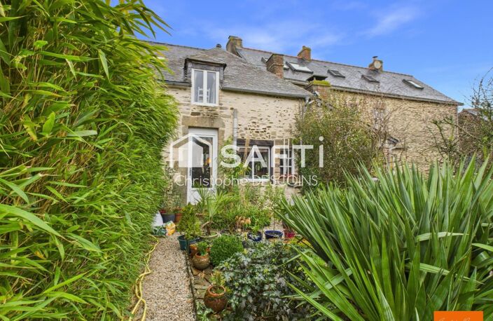 Maison de ville de charme en pierre avec jardin à Saint-Aignan-de-Couptrain — photo 4