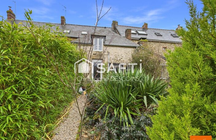 Maison de ville de charme en pierre avec jardin à Saint-Aignan-de-Couptrain — photo 5
