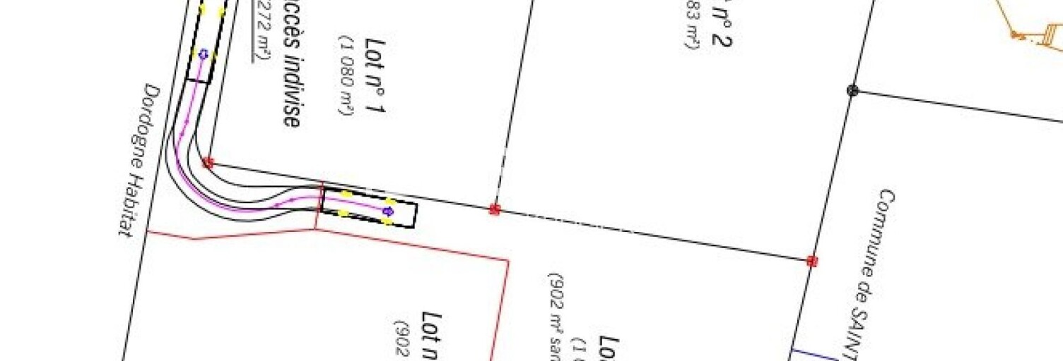 Terrain  1004 m² à vendre à Saint-Pierre-d'Eyraud (24130)