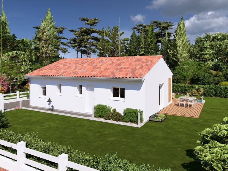 Maison neuve 85m², 3 chambres, à Léon — photo 1