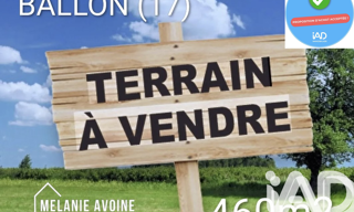 Terrain  460 m² à vendre à Ballon (17290)