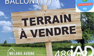 Terrain  489 m² à vendre à Ballon (17290)