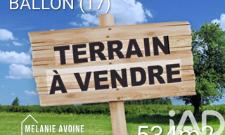 Terrain  534 m² à vendre à Ballon (17290)
