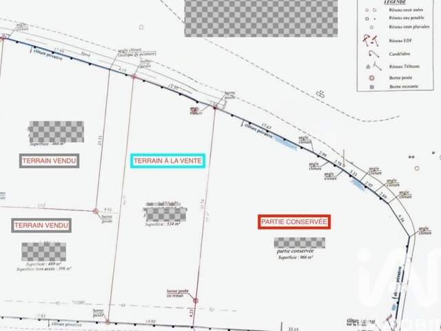 Vente Terrain à bâtir 534 m&sup2; — photo du bien