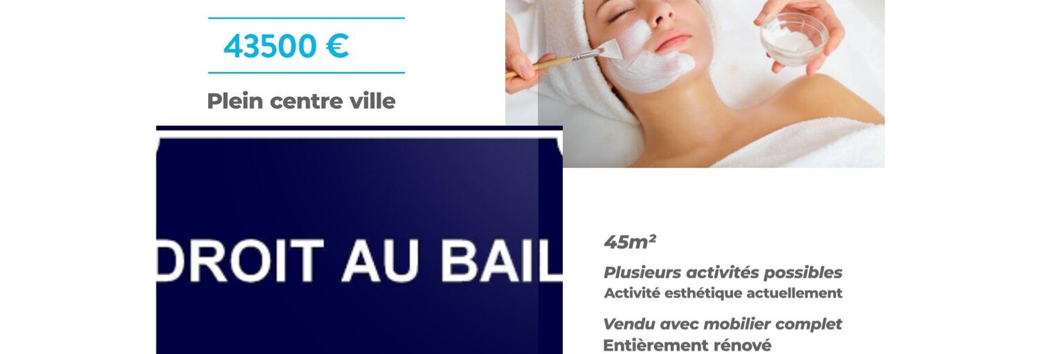 Commerce  45 m² à vendre à Bayeux (14400)