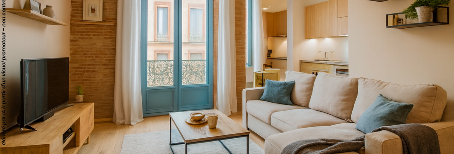 Appartement 2 Pièces 40 m² à vendre à Toulouse (31000)
