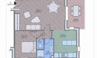 Appartement 2 Pièces 49 m² à vendre à Marseille 11 (13011)