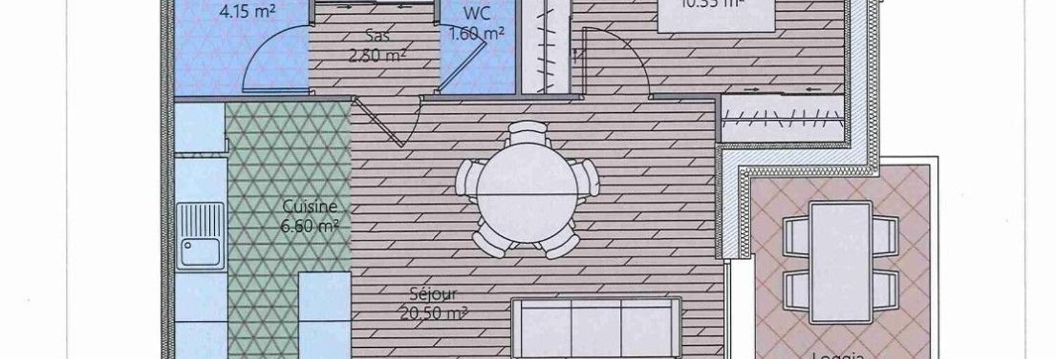 Appartement 2 Pièces 47 m² à vendre à Marseille 11 (13011)