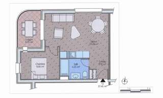 Appartement 2 Pièces 38 m² à vendre à Marseille 11 (13011)