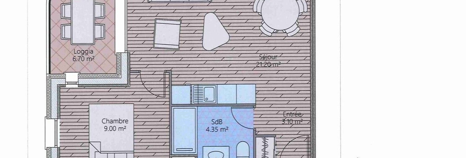 Appartement 2 Pièces 38 m² à vendre à Marseille 11 (13011)