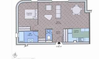 Appartement 2 Pièces 57 m² à vendre à Marseille 11 (13011)