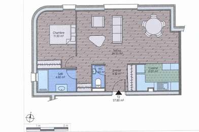 Appartement 2 pièces 334000 €