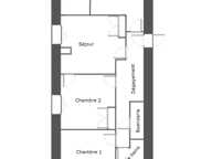 Appartement T3 avec parking + cave — photo 2