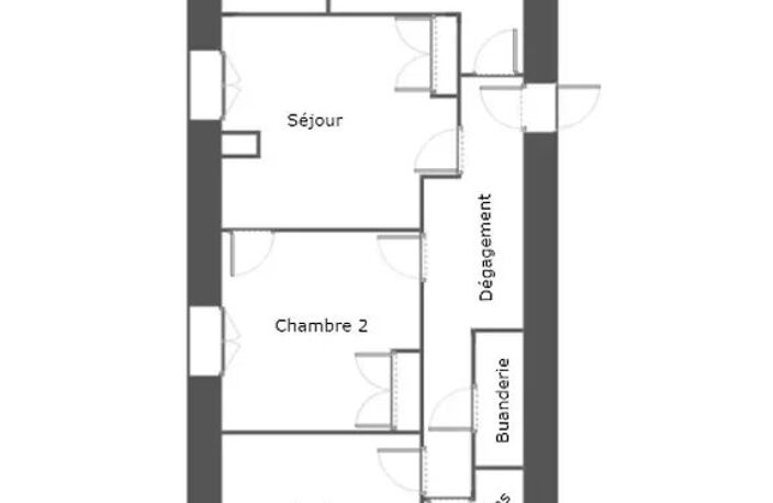 Appartement T3 avec parking + cave — photo 2