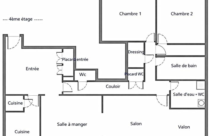 Appartement à vendre 4 pièces Rue des Pyrénées PARIS 20EME ARRONDISSEMENT (75) — photo 2
