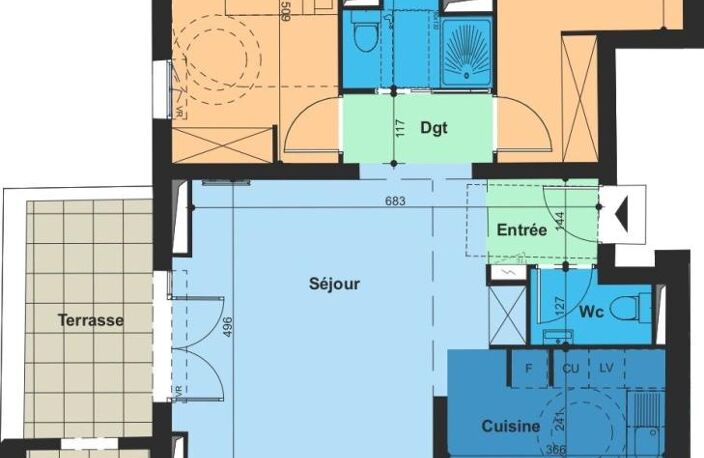 Appartement Neuf à vendre T3 2026 BRS — photo 2