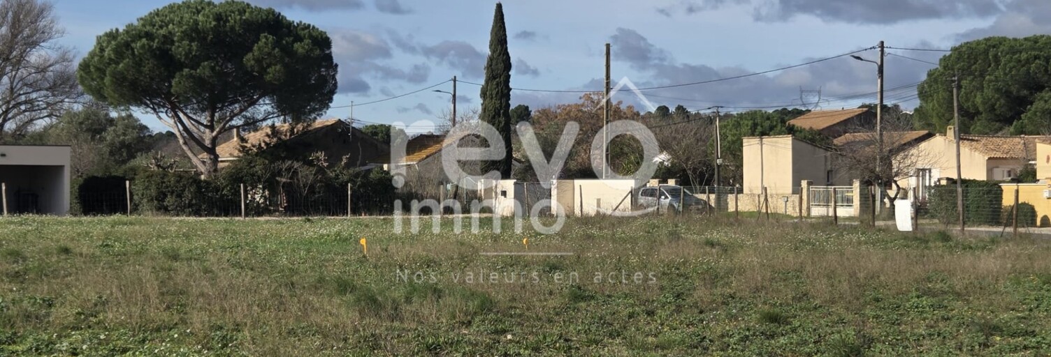 Terrain  556 m² à vendre à Paulhan (34230)