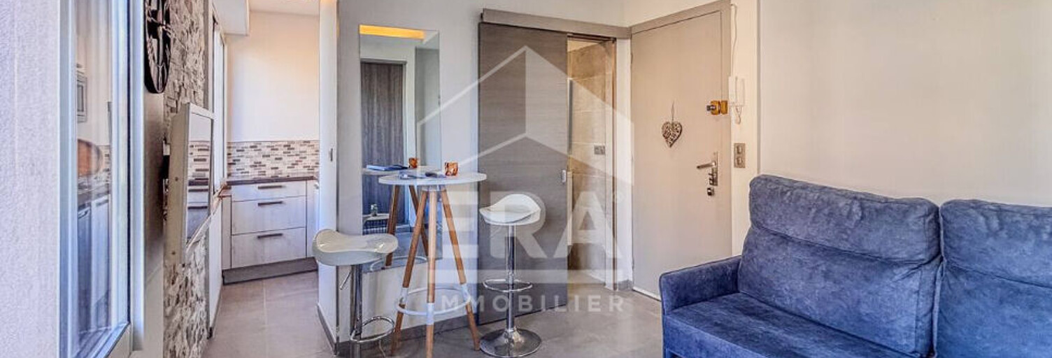 Appartement 1 Pièce 18 m² à louer à Cagnes-sur-Mer (06800)