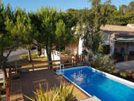 Maison  avec jardin paysagé, terrasses et piscine — photo 2