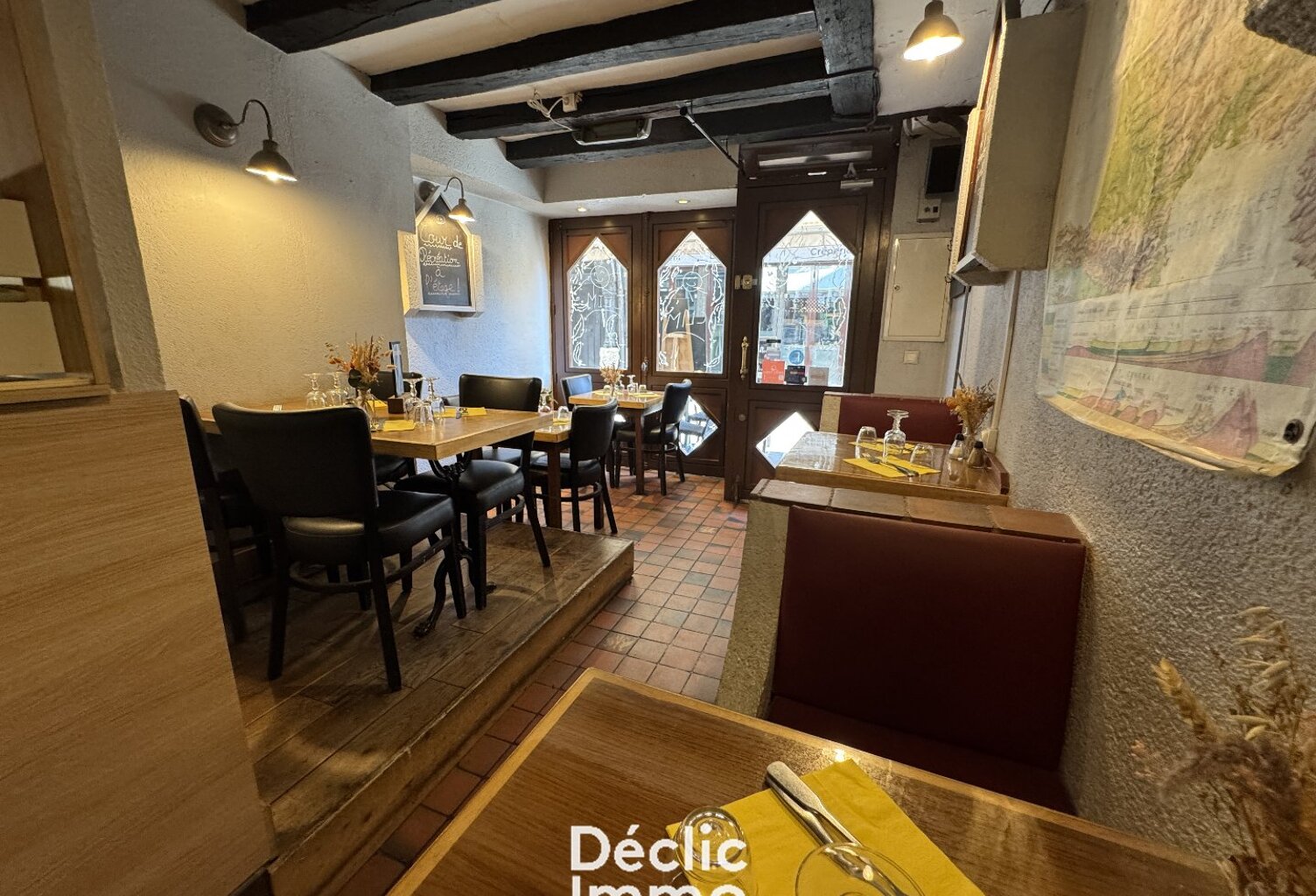 À VENDRE  FONDS DE COMMERCE RESTAURANT  HYPER CENTRE TOURS  SECTEUR PLACE PLUMEREAU — photo 1