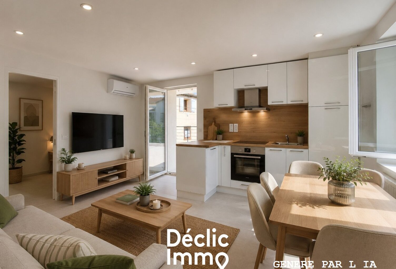 APPARTEMENT RENOVE - 2 PIECES - TERRASSE -  PEGOMAS — photo 1