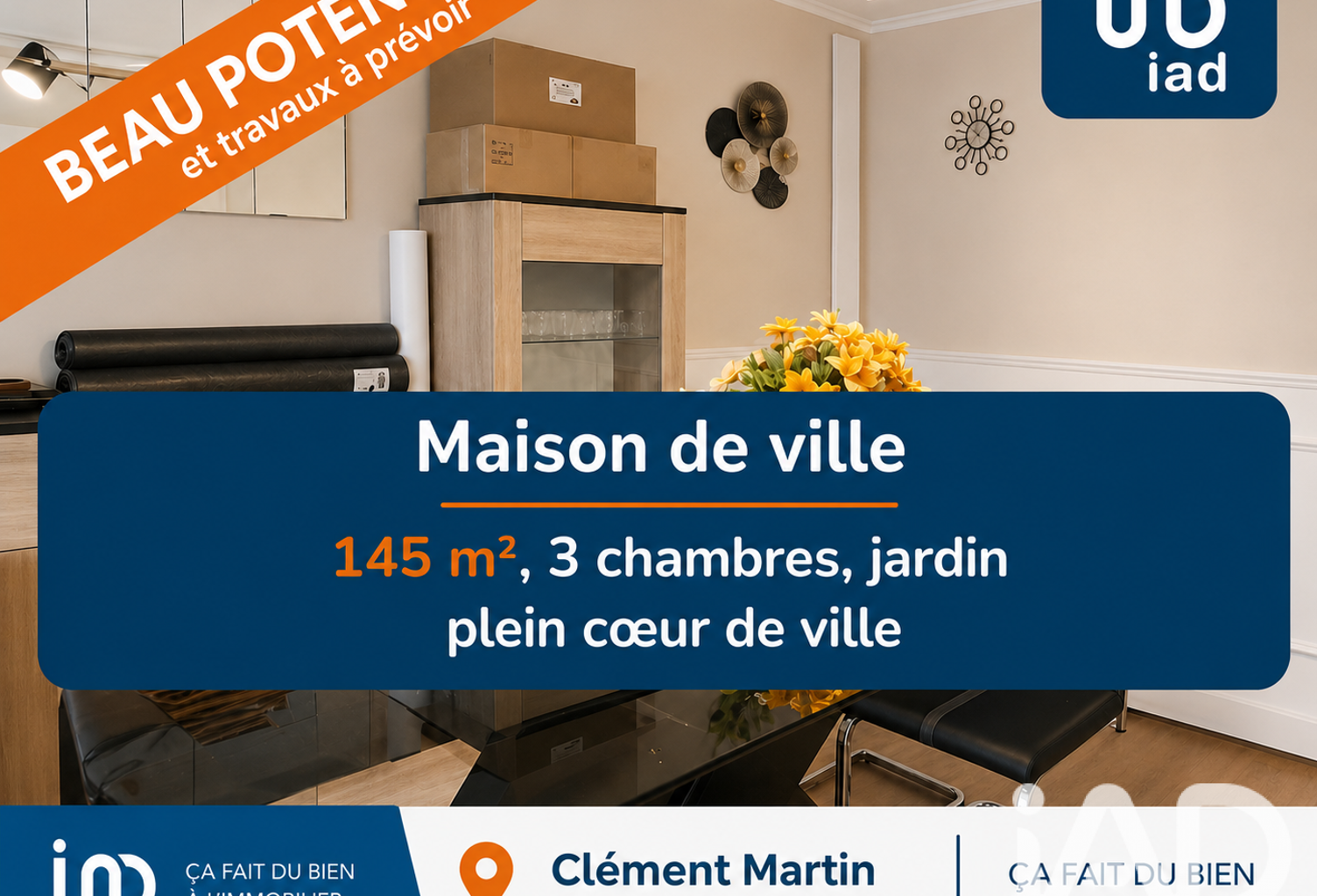 Vente Maison de ville 5 pièces — photo 1