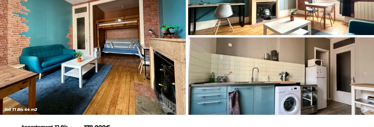 Appartement 1 Pièce 43 m² à vendre à Villeurbanne (69100)