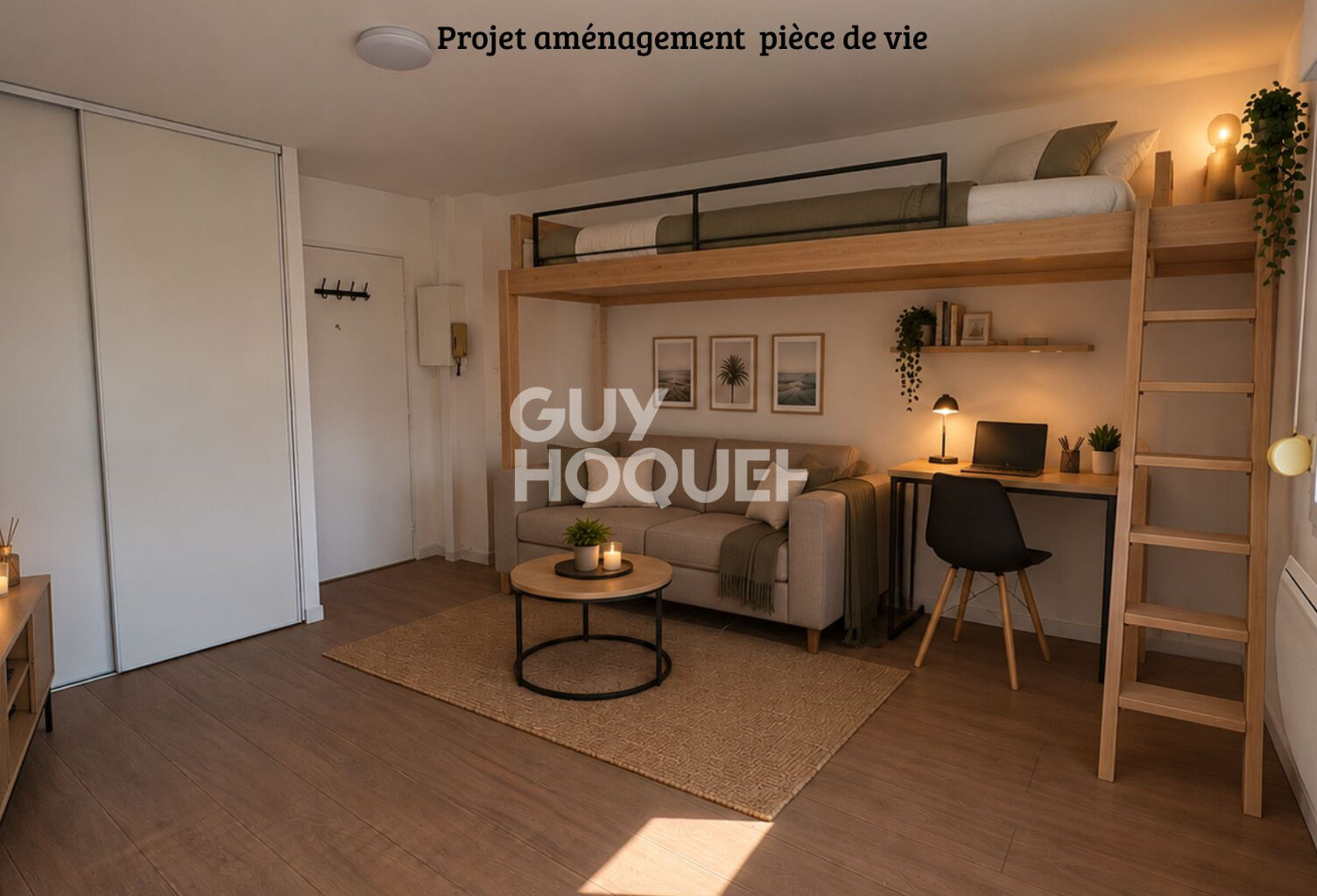 Appartement Talence 1 pièce(s) 21,88m² — photo 1