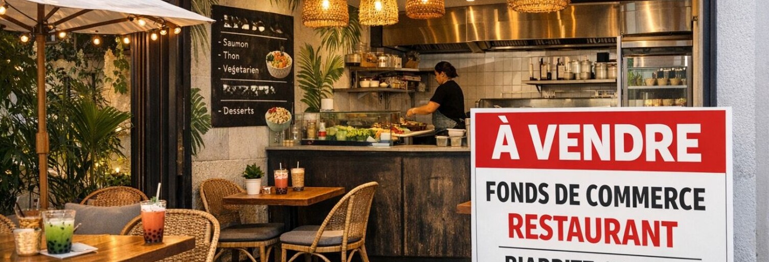 Commerce 1 Pièce 30 m² à vendre à Biarritz (64200)