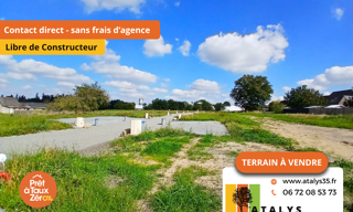 Terrain  524 m² à vendre à Saint-Aubin-du-Cormier (35140)