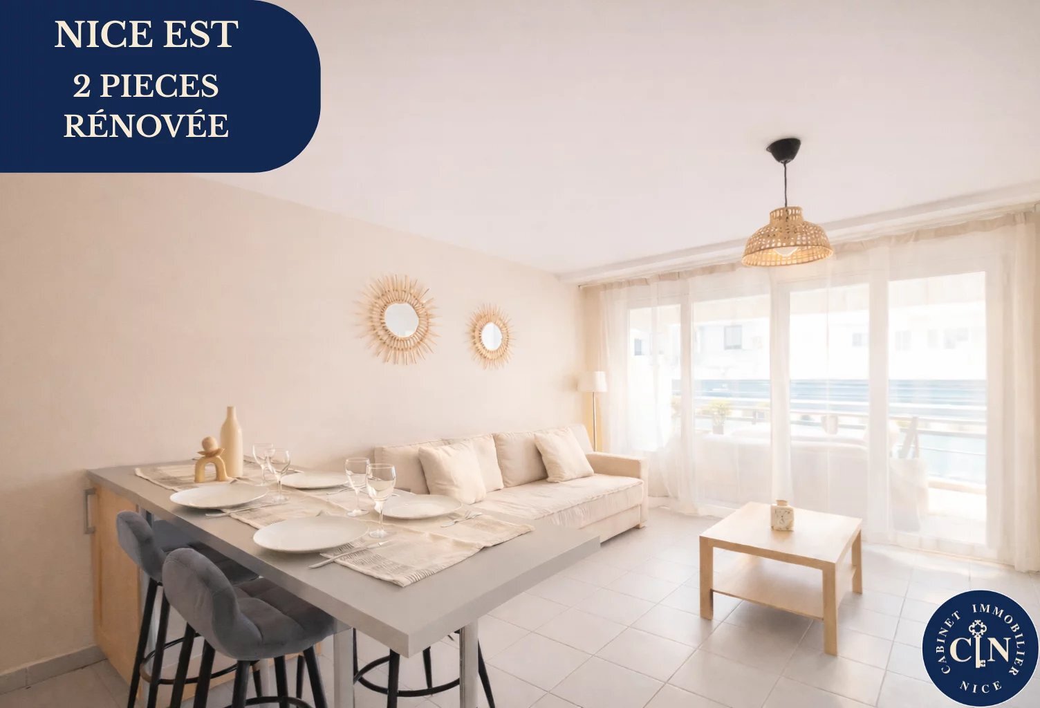 Appartement 2 pièces rénové – Grande terrasse — photo 1