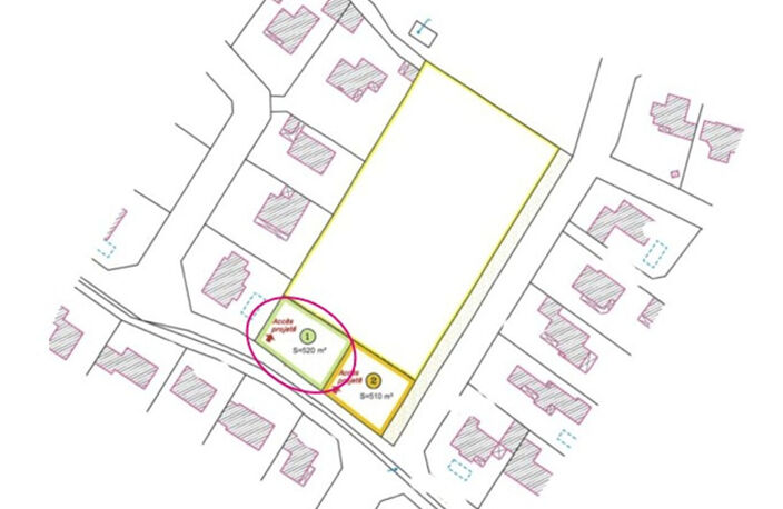Terrain constructible  - Lescar - 520 m² — photo 2