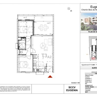 Appartement 3 pièces 320000 €