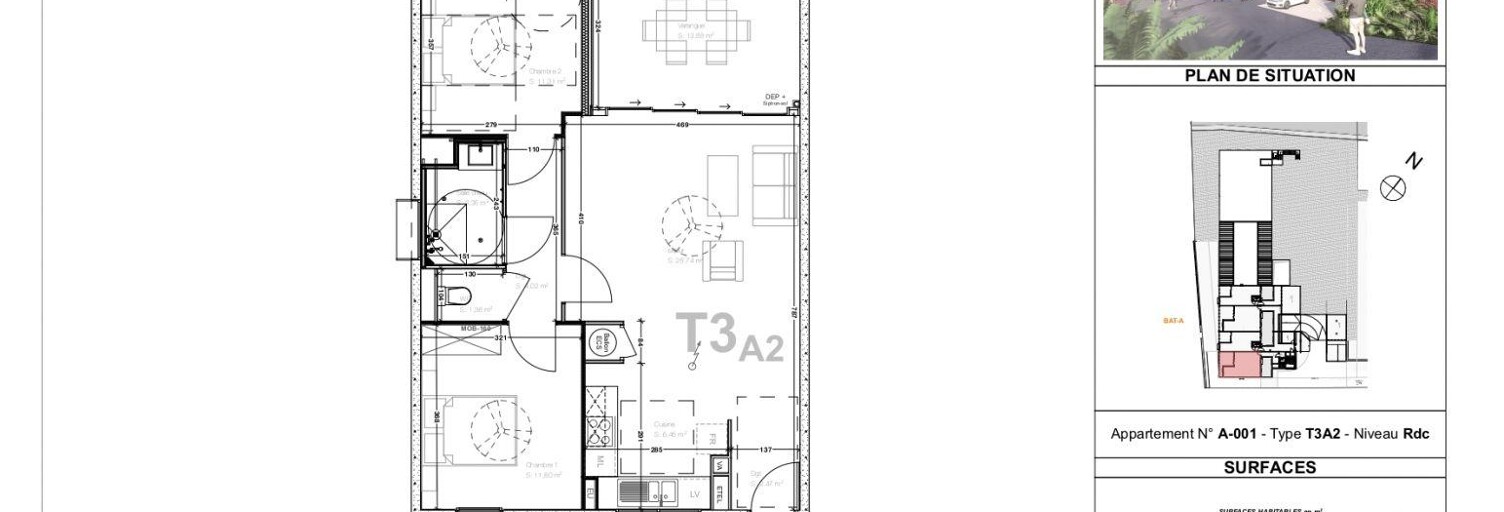 Appartement 3 Pièces 87 m² à vendre à Saint-Leu (97424)