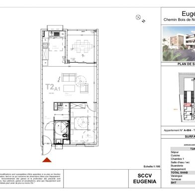 Appartement 2 pièces 280999 €