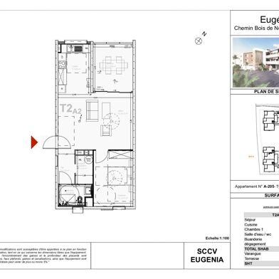 Appartement 2 pièces 282999 €