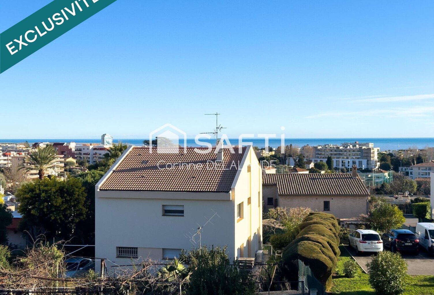 Beau 3/4 pièces 80m2,cave,parking,vue mer,terrasse — photo 1