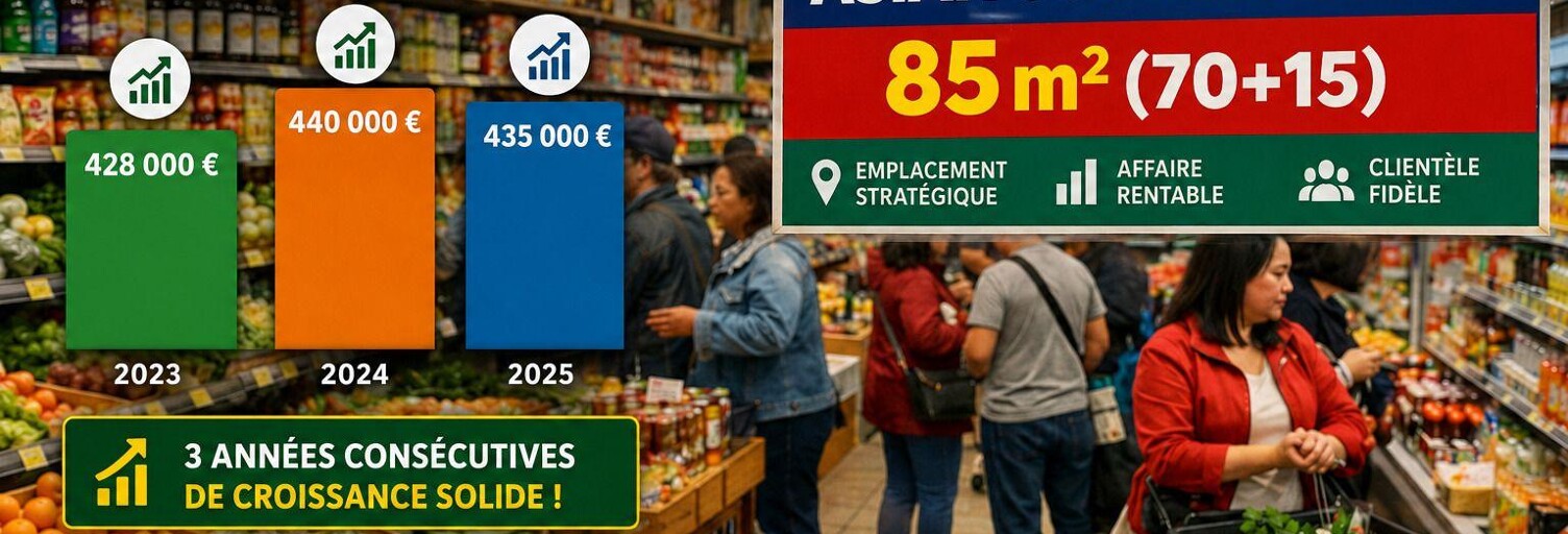 Commerce  85 m² à vendre à Pantin (93500)